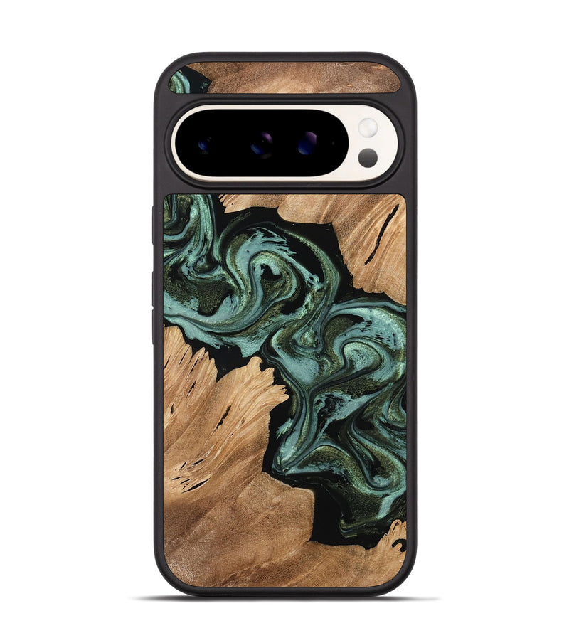 Pixel 9 Wood Phone Case - Bradley (Green, 763042)
