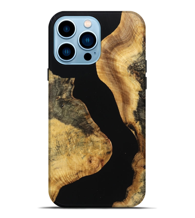 iPhone 14 Pro Max Wood Live Edge Phone Case - Walker (Wood Burl, 763063)
