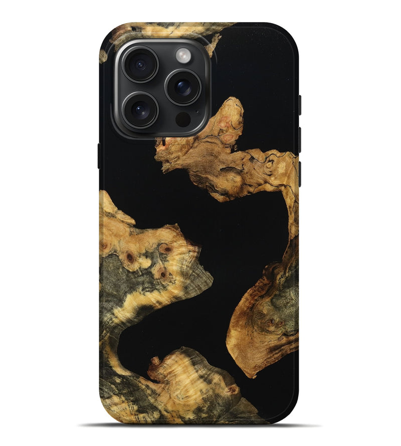 iPhone 16 Pro Max Wood Live Edge Phone Case - Laraine (Wood Burl, 763067)