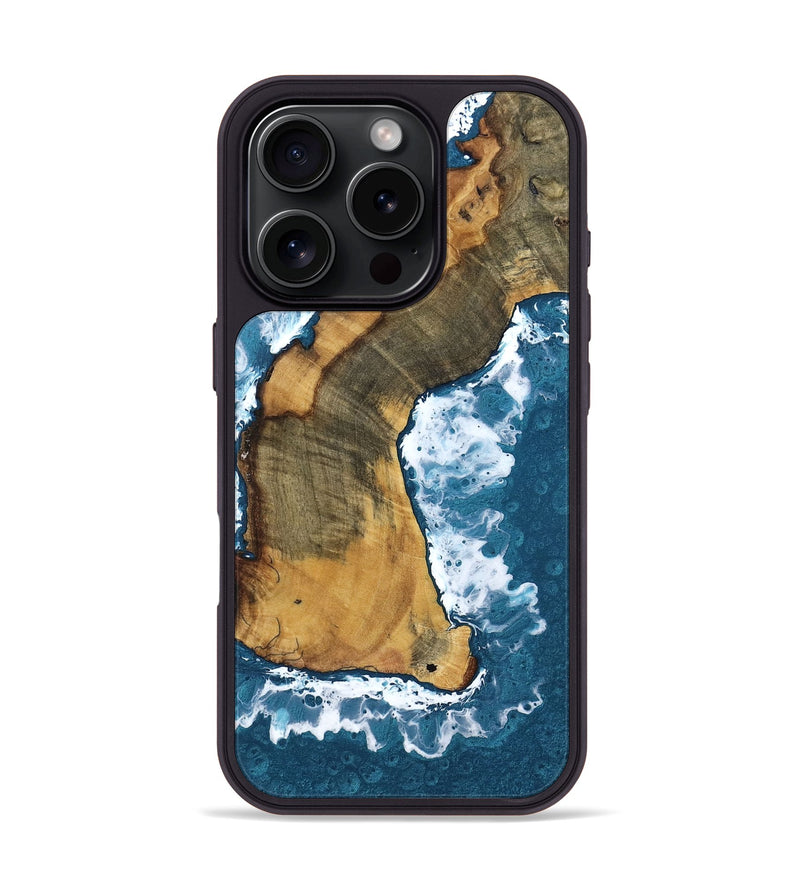 iPhone 16 Pro Wood Phone Case - Brandy (Coastal, 763144)