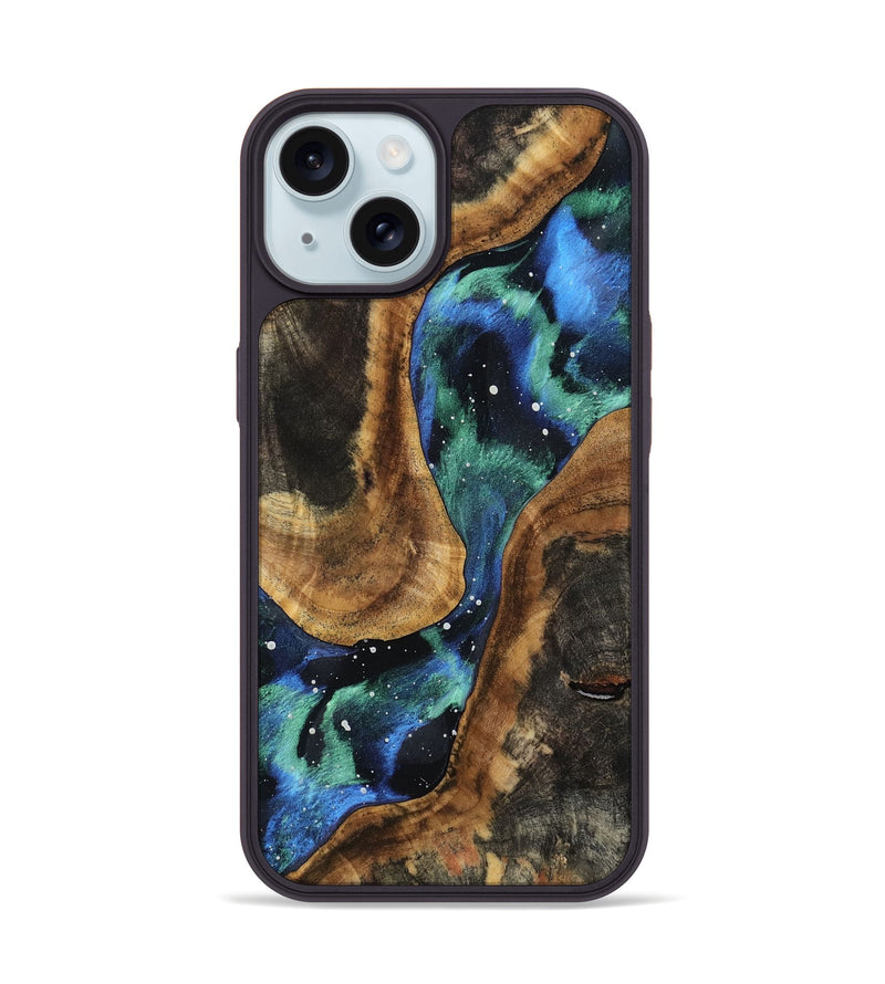 iPhone 15 Wood Phone Case - Azael (Cosmos, 763170)