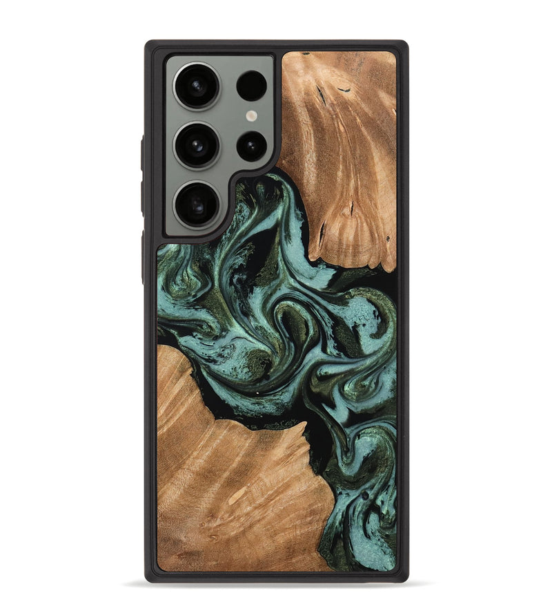 Galaxy S23 Ultra Wood Phone Case - Gaston (Green, 763183)