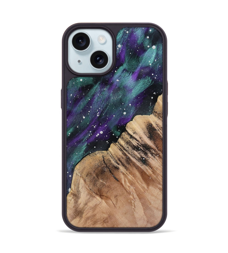 iPhone 15 Wood Phone Case - Jaylin (Cosmos, 763206)