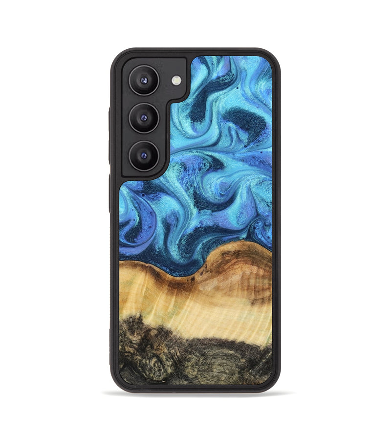 Galaxy S23 Wood Phone Case - Elmore (Blue, 763237)