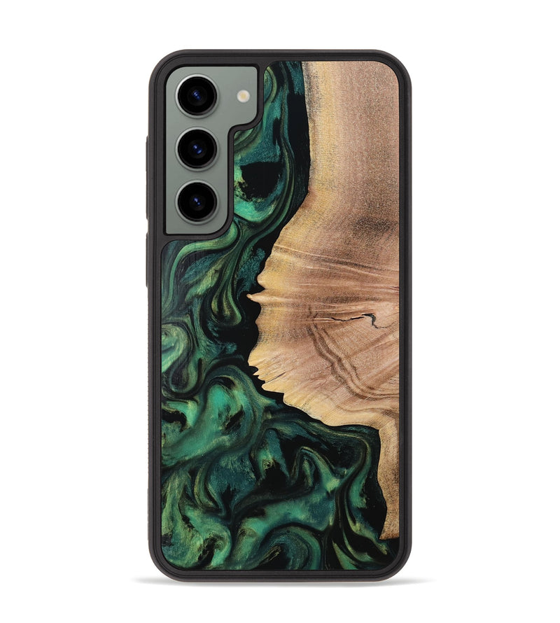 Galaxy S23 Plus Wood Phone Case - Chas (Green, 763285)
