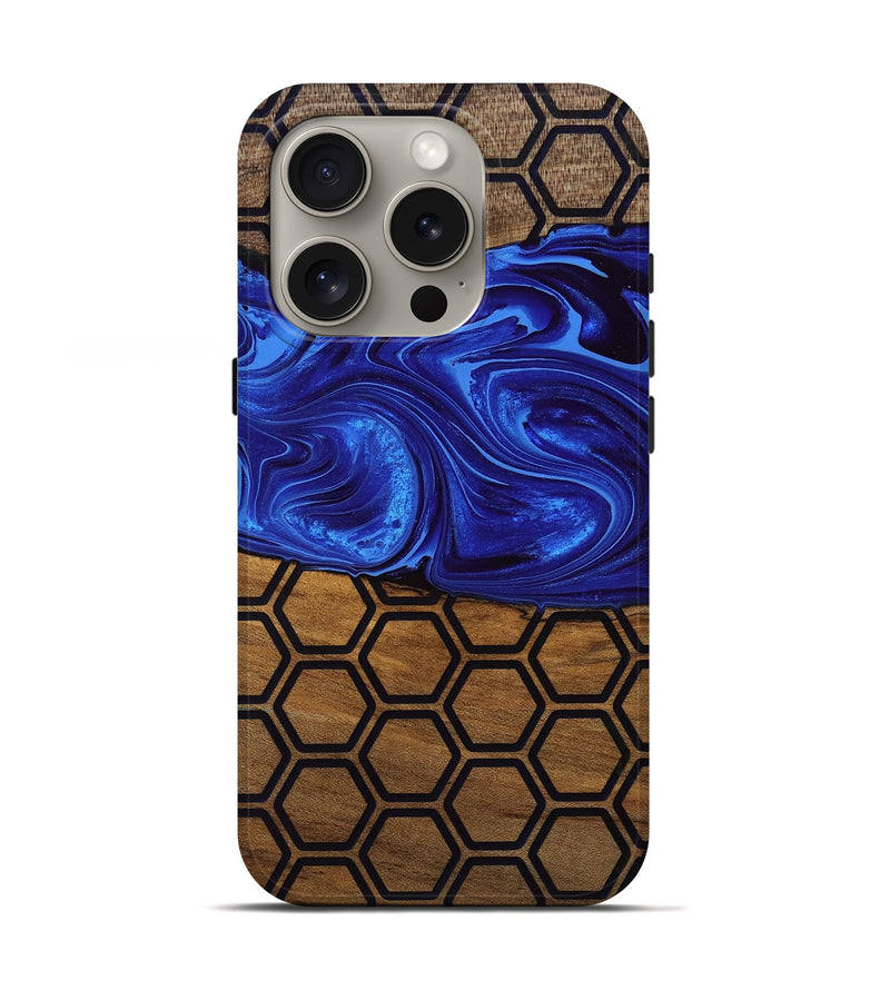 iPhone 16 Pro Wood Live Edge Phone Case - Cheri (Pattern, 763502)
