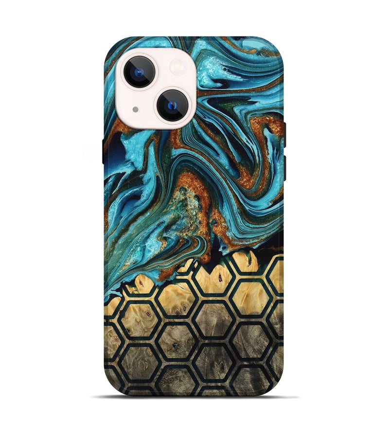 iPhone 14 Wood Live Edge Phone Case - Joann (Pattern, 763523)