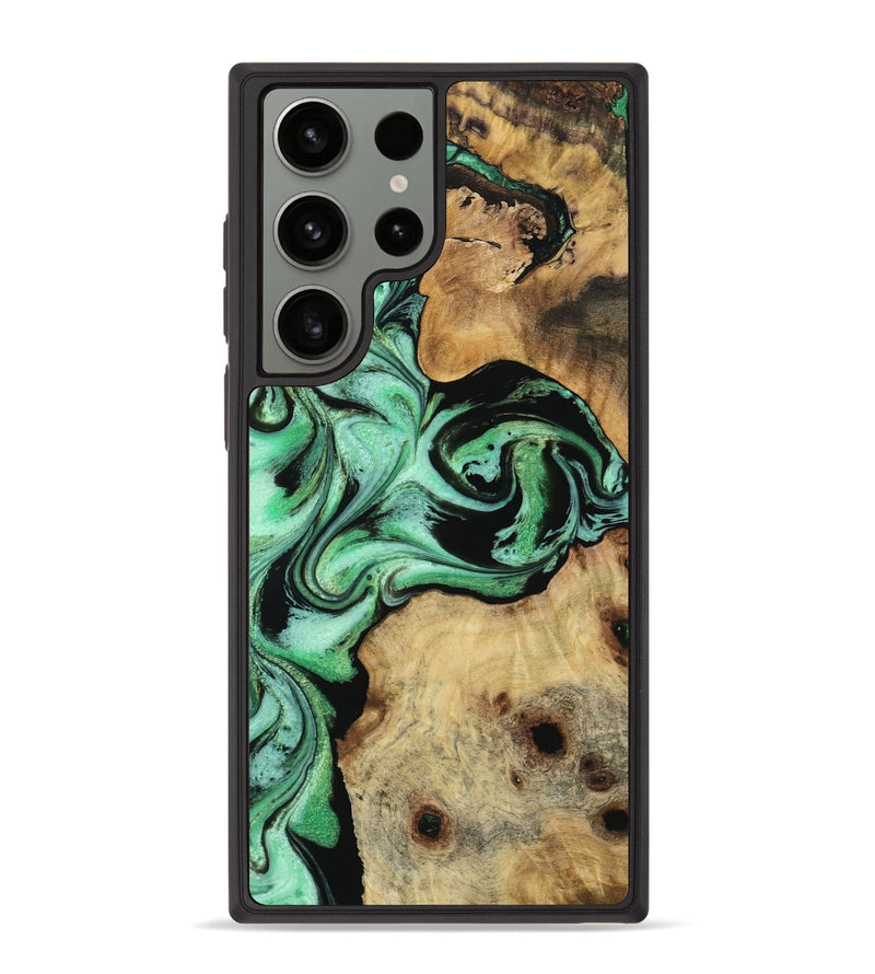 Galaxy S23 Ultra Wood Phone Case - Otis (Green, 763593)