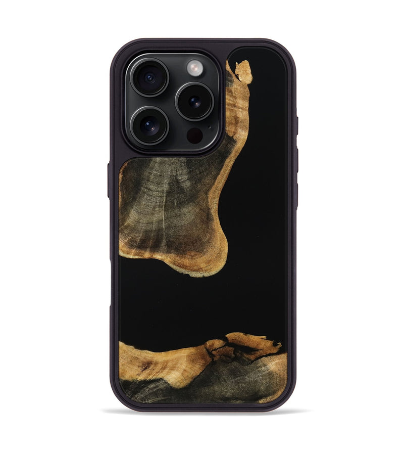 iPhone 16 Pro Wood Phone Case - Elton (Wood Burl, 763660)