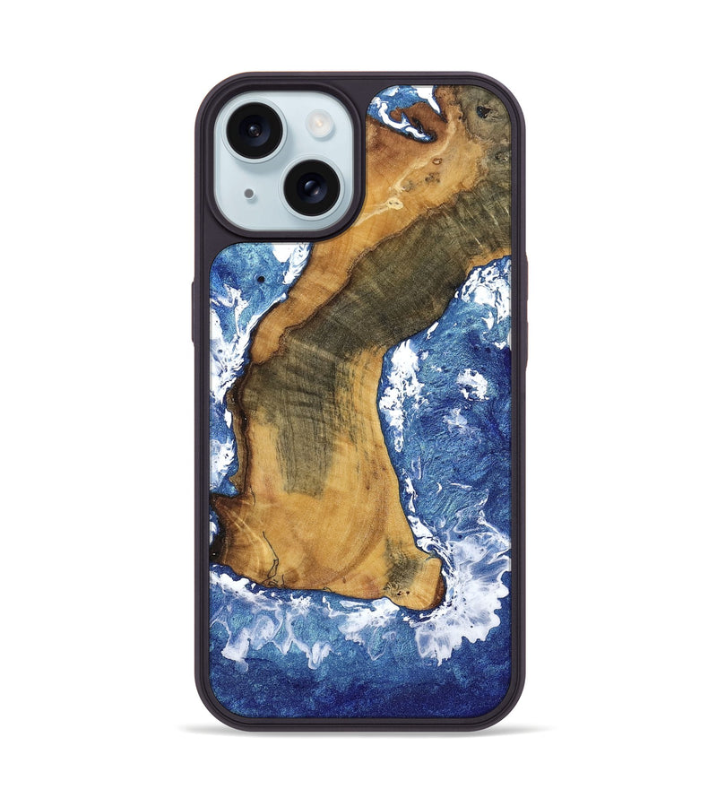 iPhone 15 Wood Phone Case - Mariel (Coastal, 763683)