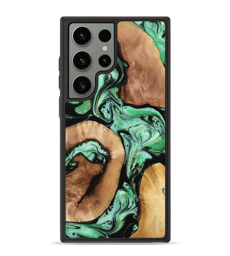 Galaxy S23 Ultra Wood Phone Case - Emmet (Green, 763809)