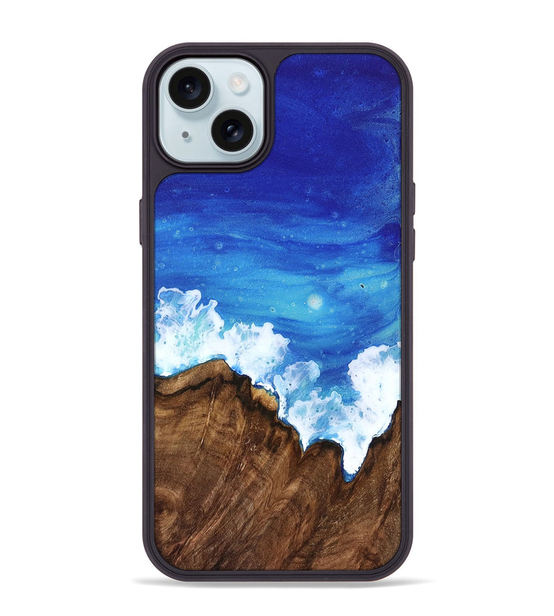 iPhone 15 Plus Wood Phone Case - Zen (Coastal, 763819)