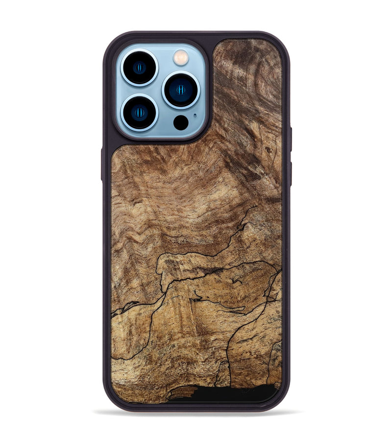 iPhone 14 Pro Max Wood Phone Case - Rosalie (Wood Burl, 763865)