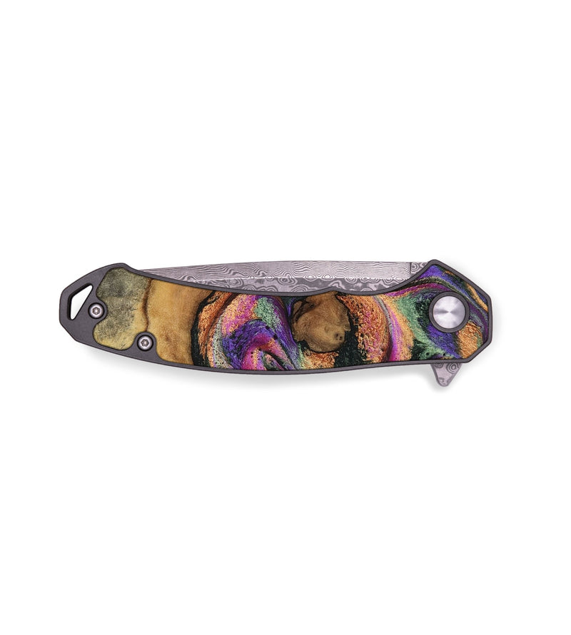 EDC Wood Pocket Knife - Easter (Green, 763909)