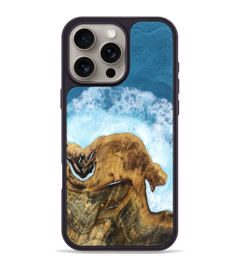 iPhone 16 Pro Max Wood Phone Case - Aaden (Coastal, 763937)