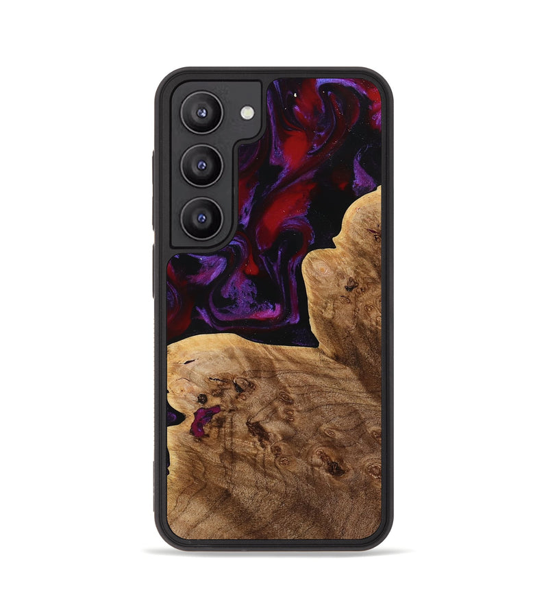 Galaxy S23 Wood Phone Case - Hanna (Purple, 763942)