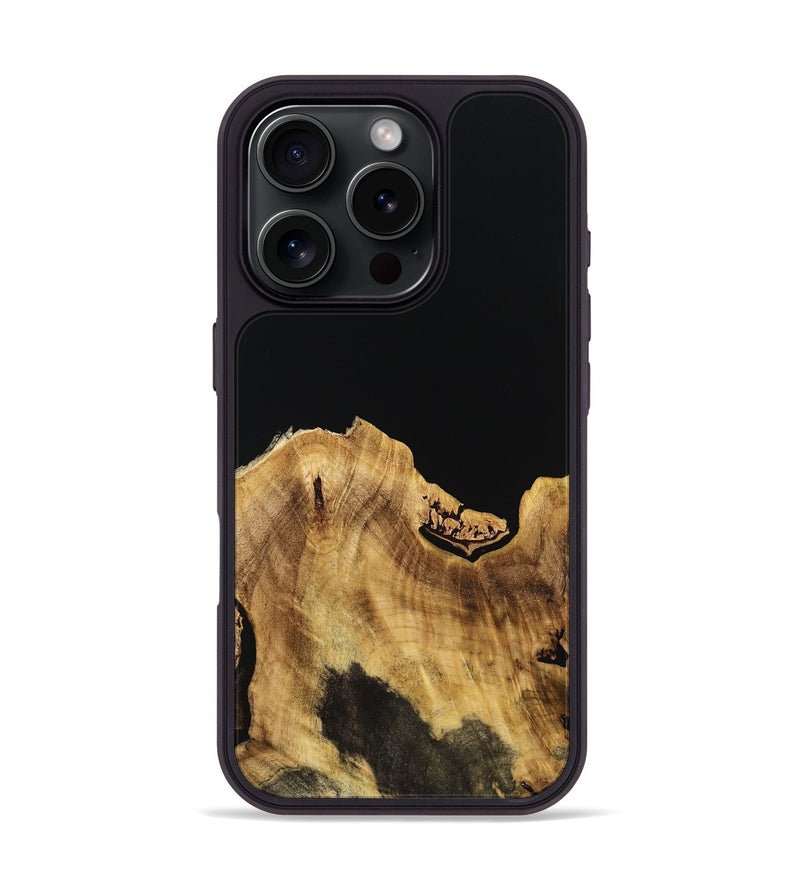 iPhone 16 Pro Wood Phone Case - Mason (Wood Burl, 763980)