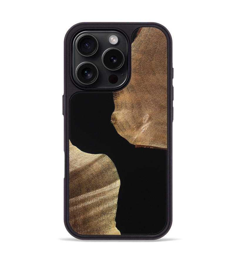 iPhone 16 Pro Wood Phone Case - Nallely (Wood Burl, 764004)