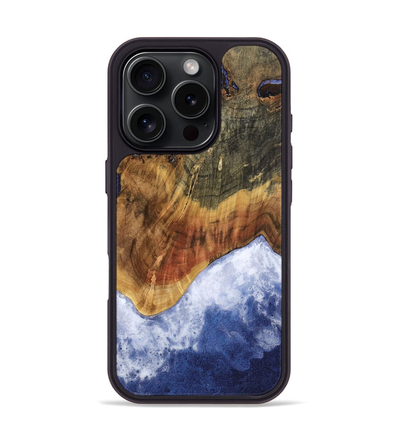 iPhone 16 Pro Wood Phone Case - Muriel (Coastal, 764007)