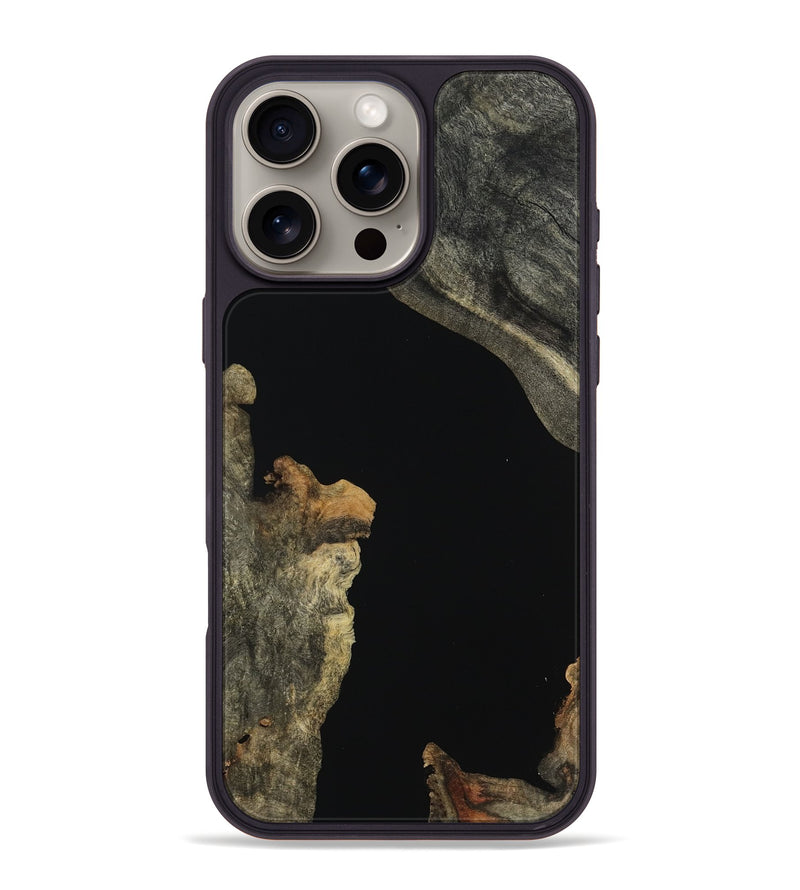 iPhone 16 Pro Max Wood Phone Case - Catrina (Wood Burl, 764013)
