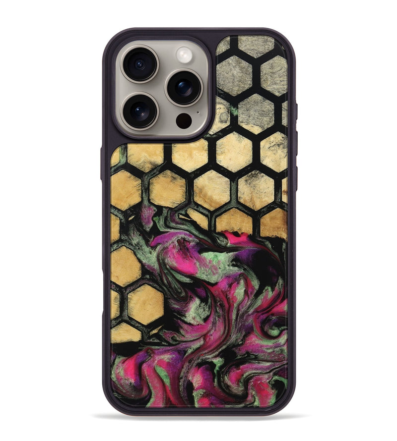 iPhone 16 Pro Max Wood Phone Case - Damien (Pattern, 764021)