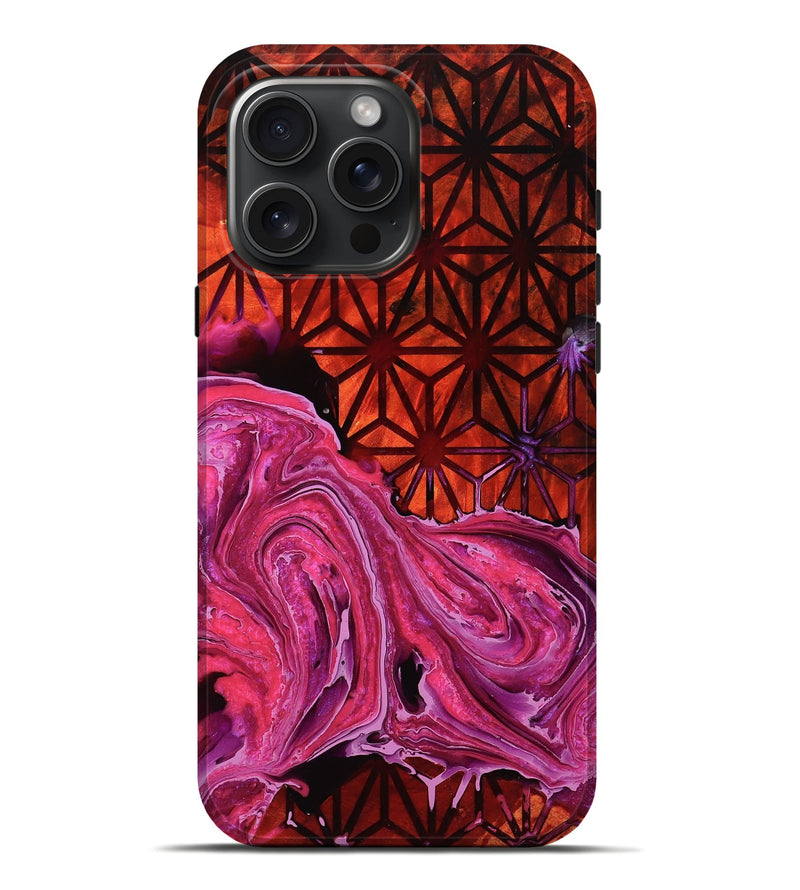 iPhone 16 Pro Max Wood Live Edge Phone Case - Zhane (Pattern, 764101)