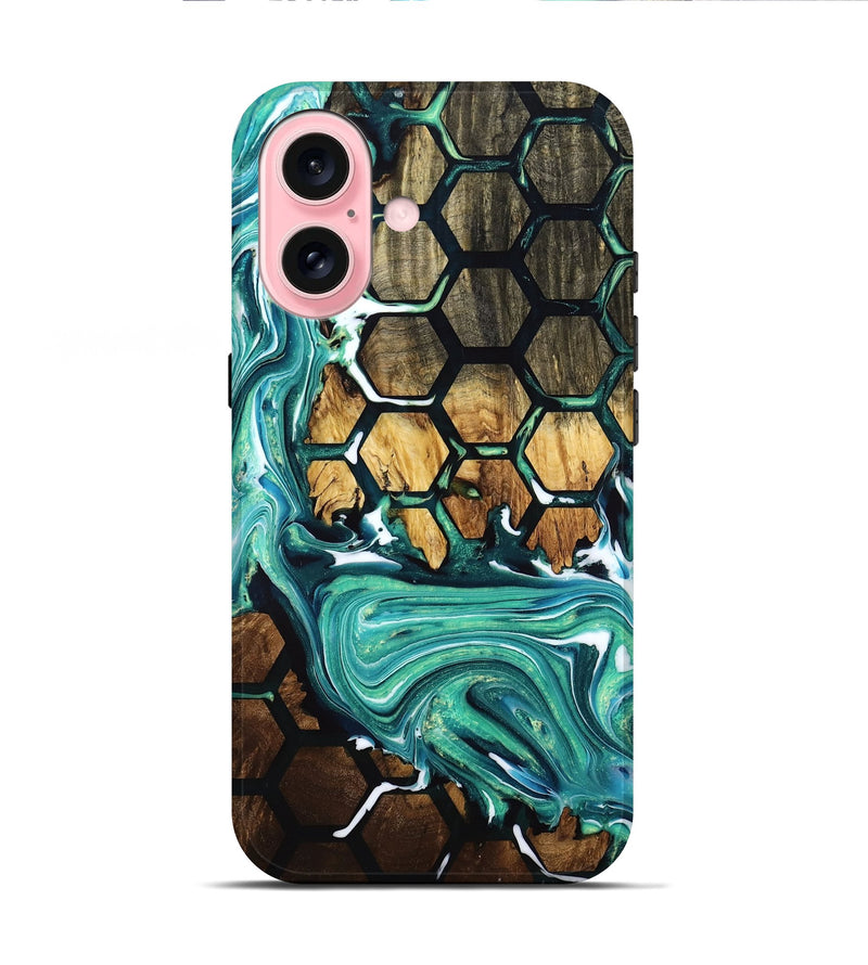 iPhone 16 Wood Live Edge Phone Case - Asa (Pattern, 764103)