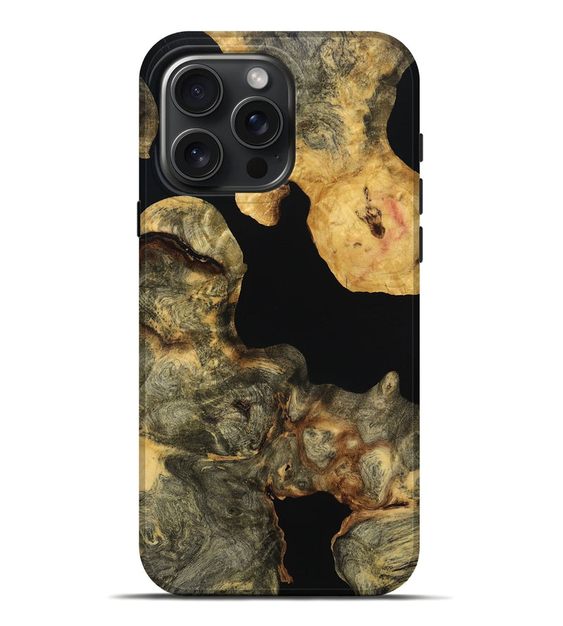 iPhone 16 Pro Max Wood Live Edge Phone Case - Carmela (Wood Burl, 764114)