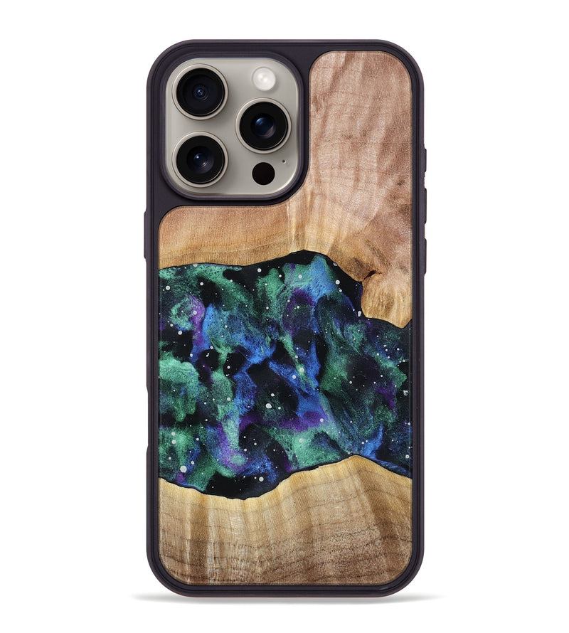 iPhone 16 Pro Max Wood Phone Case - Raven (Cosmos, 764161)