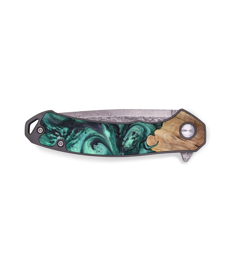 EDC Wood Pocket Knife - Maynard (Green, 764193)