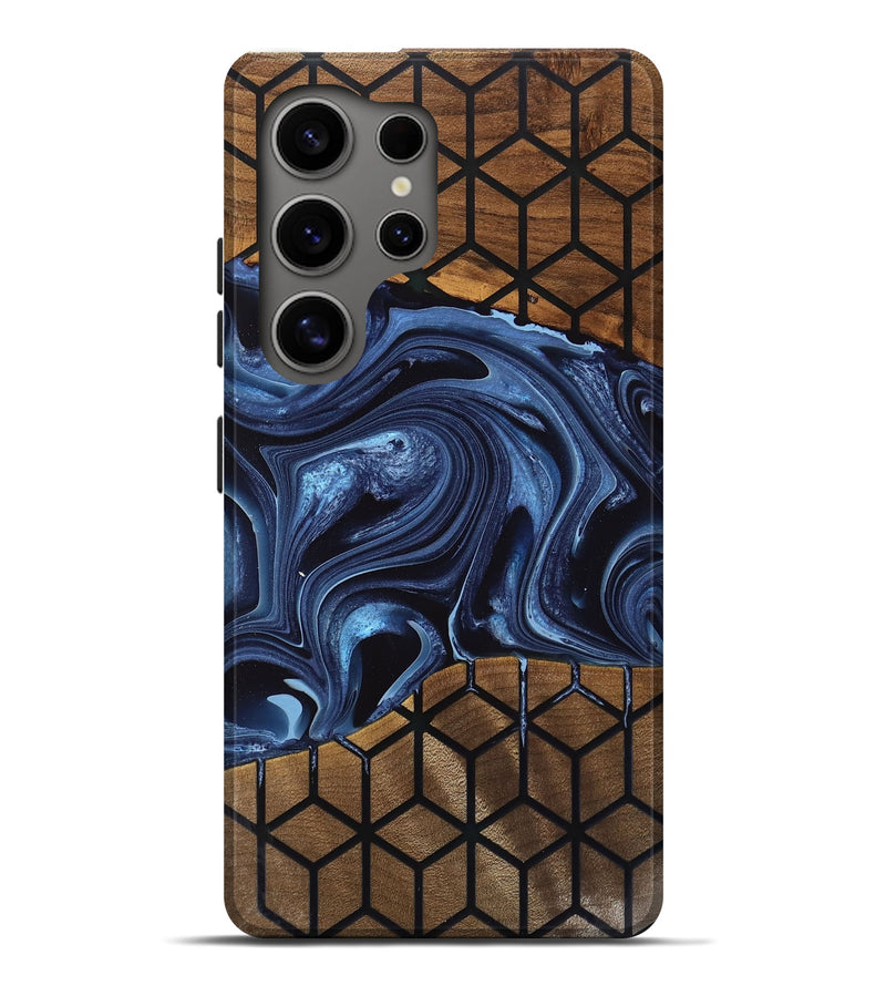 Galaxy S25 Ultra Wood Live Edge Phone Case - Aileen (Pattern, 764210)