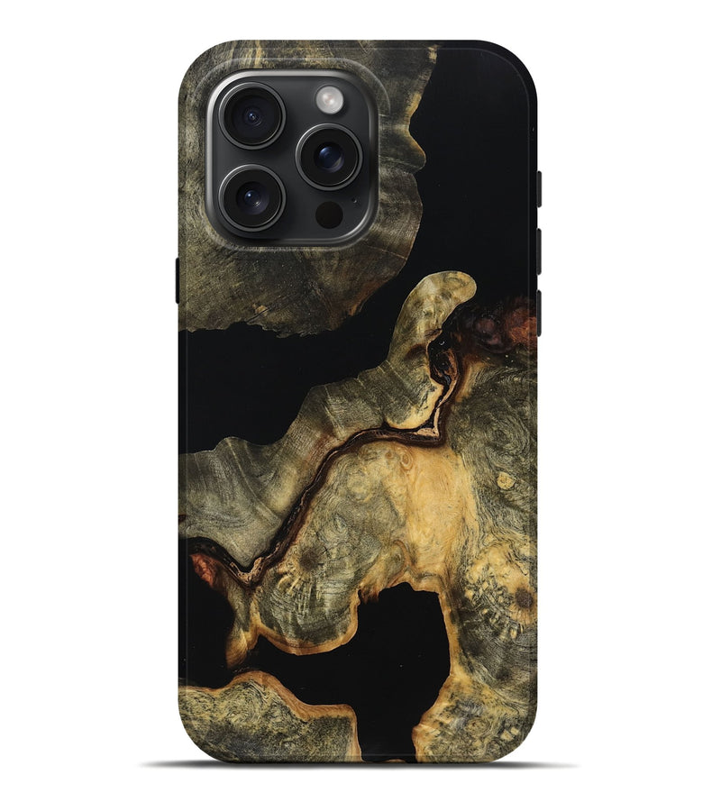iPhone 16 Pro Max Wood Live Edge Phone Case - Nya (Wood Burl, 764214)