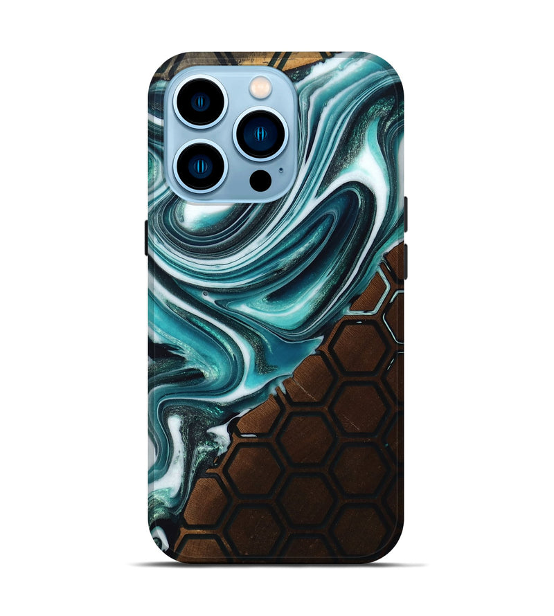 iPhone 14 Pro Wood Live Edge Phone Case - Jordy (Pattern, 764220)
