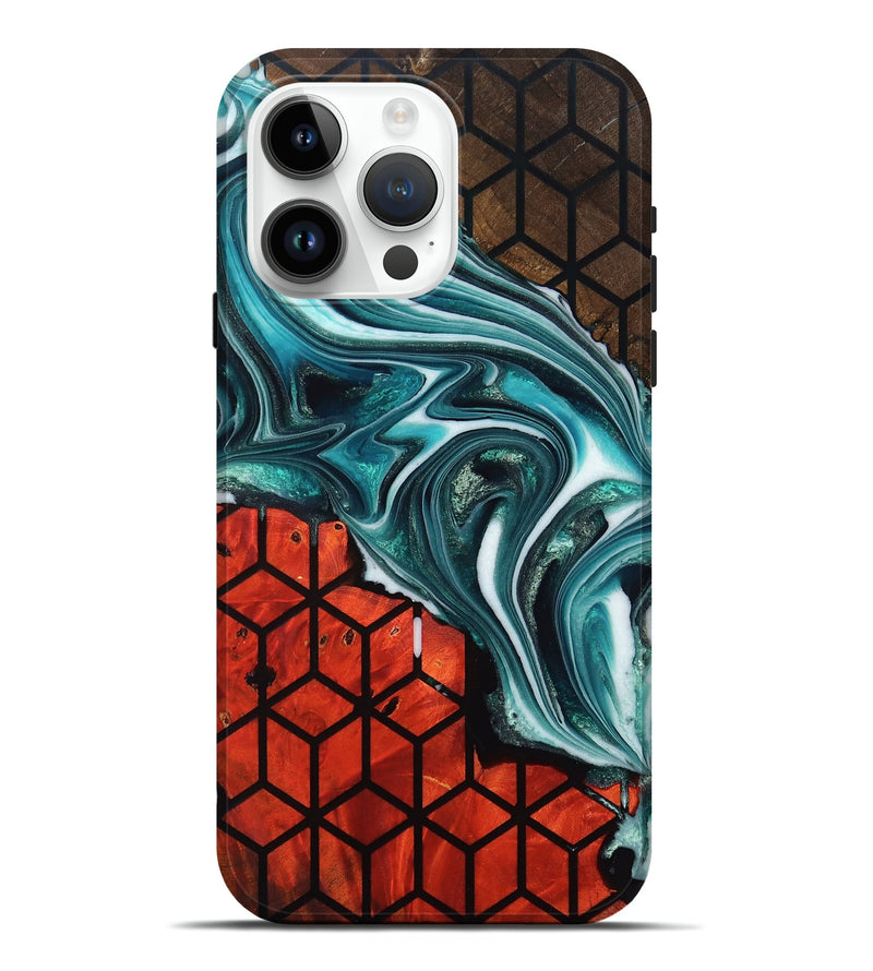 iPhone 15 Pro Max Wood Live Edge Phone Case - Promise (Pattern, 764227)
