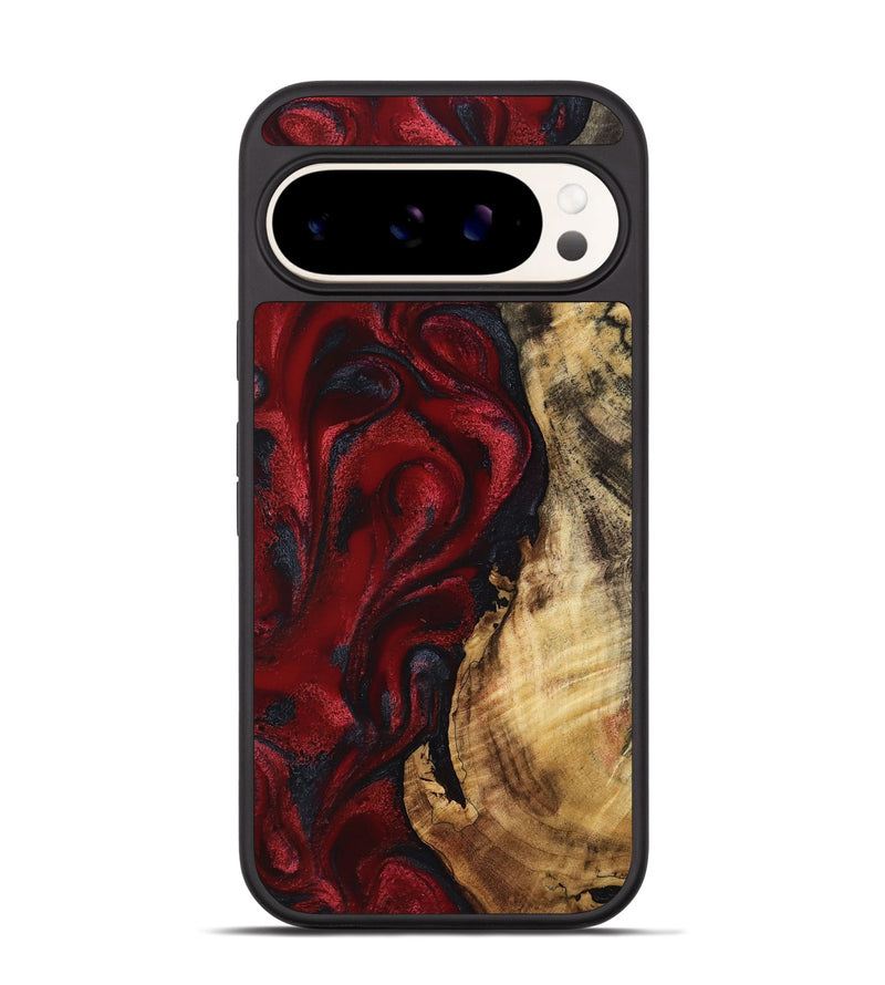 Pixel 9 Wood Phone Case - Mae (Red, 764273)