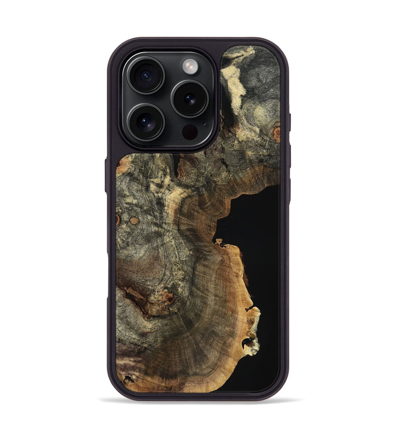 iPhone 16 Pro Wood Phone Case - Hiram (Wood Burl, 764279)