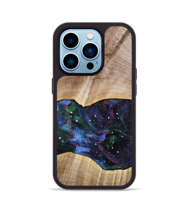 iPhone 14 Pro Wood Phone Case - Andie (Cosmos, 764285)