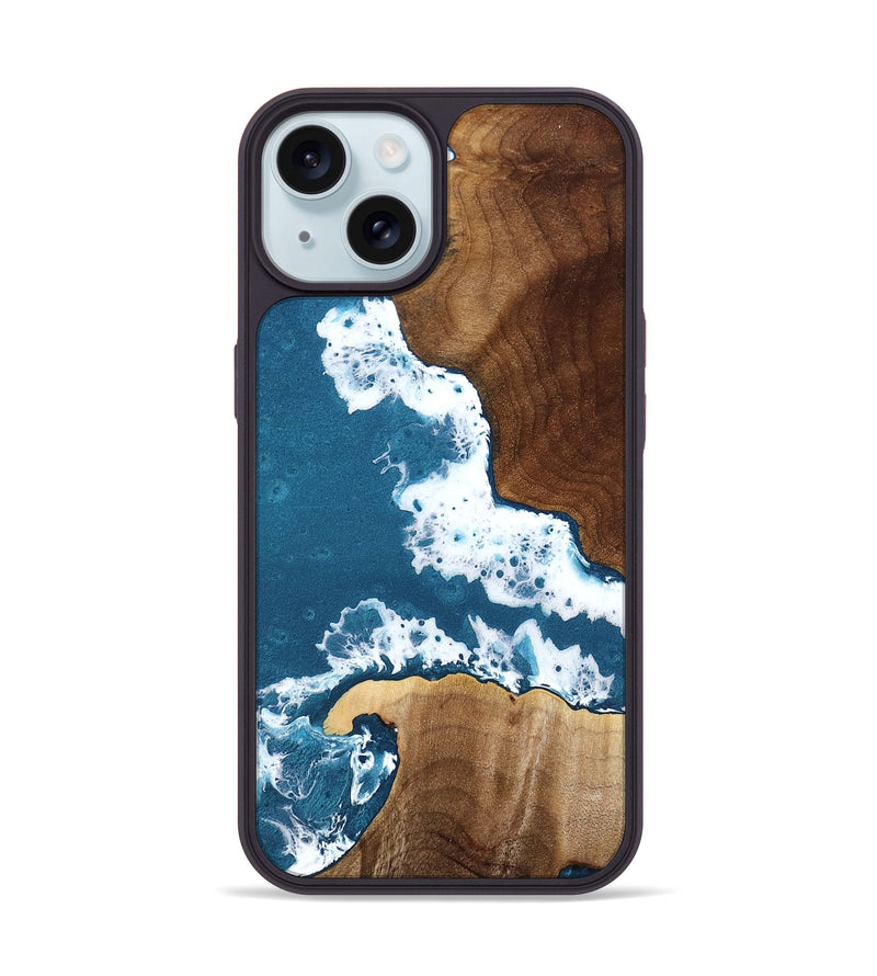 iPhone 15 Wood Phone Case - Dayami (Coastal, 764297)
