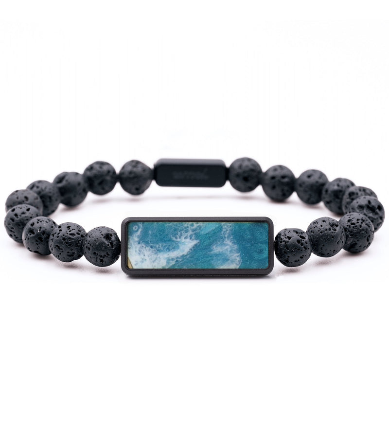 Lava Bead ResinArt Bracelet - Alexandra (Coastal, 764422)