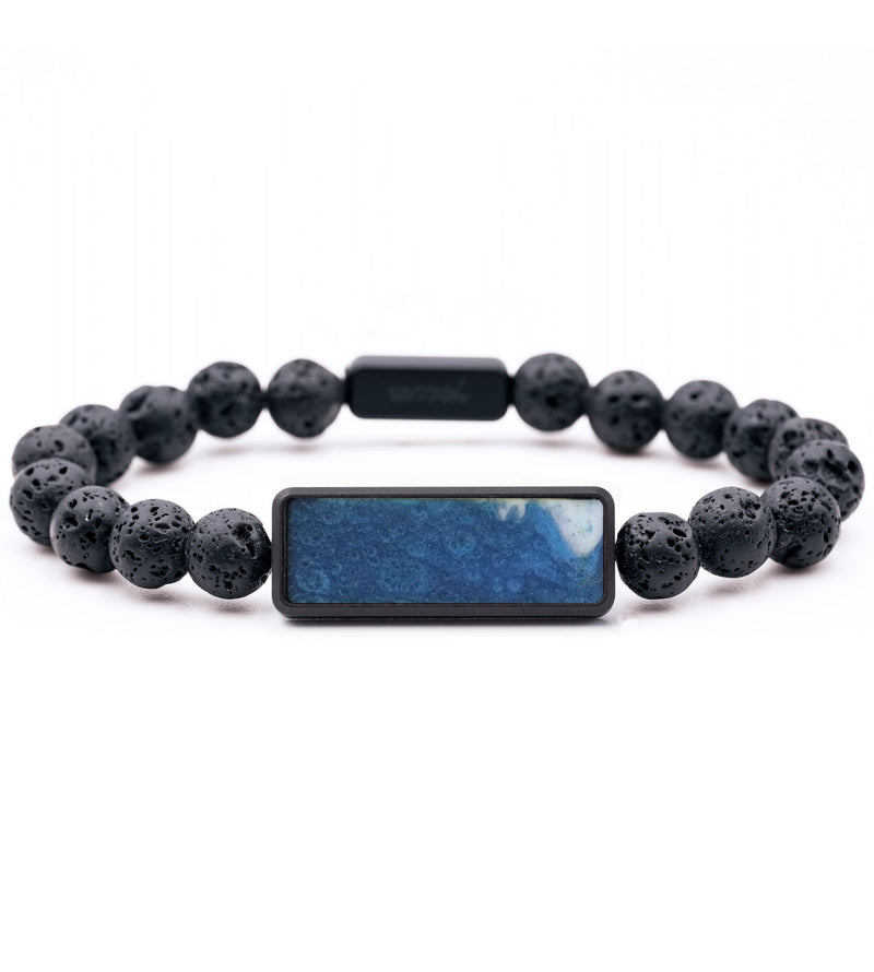 Lava Bead ResinArt Bracelet - Natalia (Coastal, 764432)