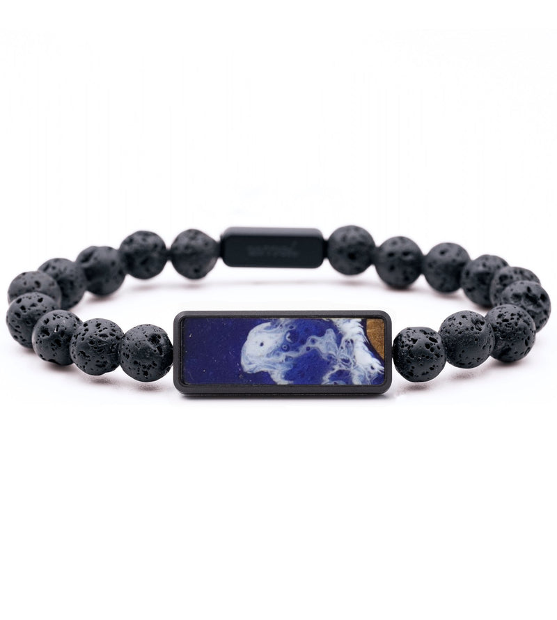 Lava Bead Wood Bracelet - Jadyn (Coastal, 764454)