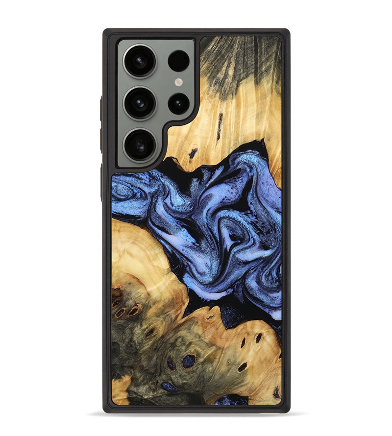 Galaxy S23 Ultra Wood Phone Case - Zane (Blue, 764592)