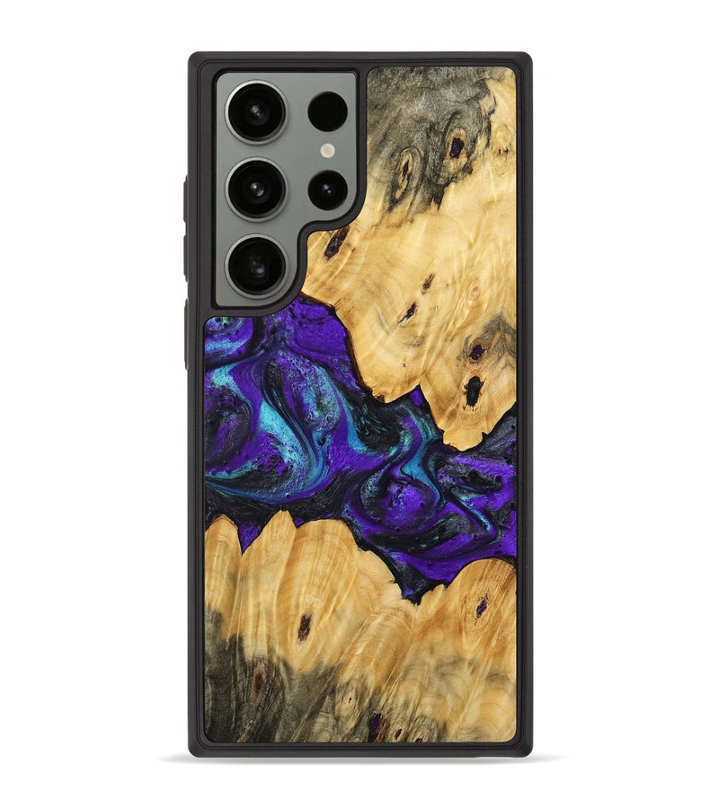 Galaxy S23 Ultra Wood Phone Case - Jayde (Purple, 764611)