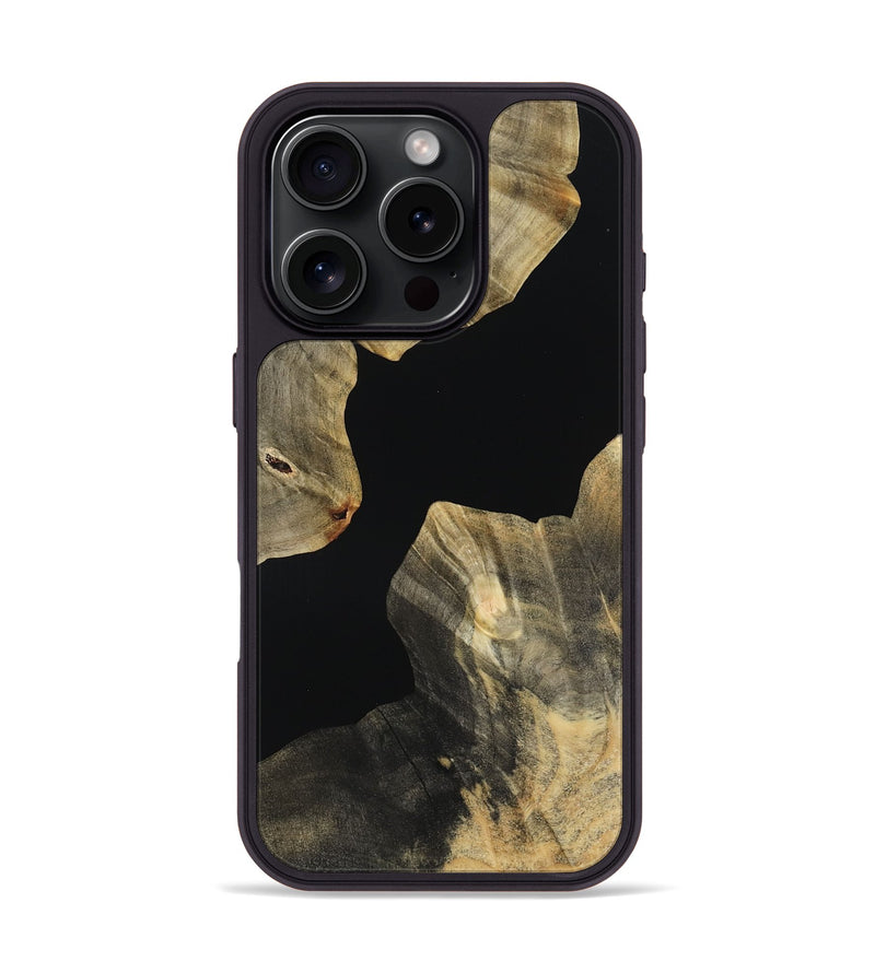 iPhone 16 Pro Wood Phone Case - Azari (Wood Burl, 764654)