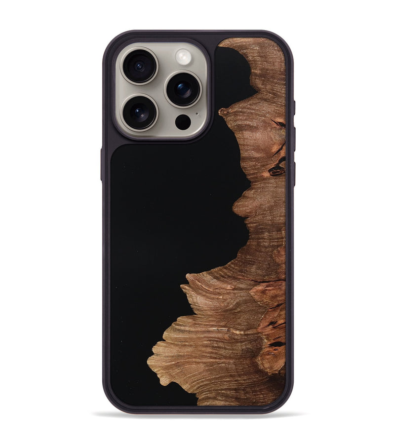 iPhone 15 Pro Max Wood Phone Case - Laraine (Wood Burl, 764708)