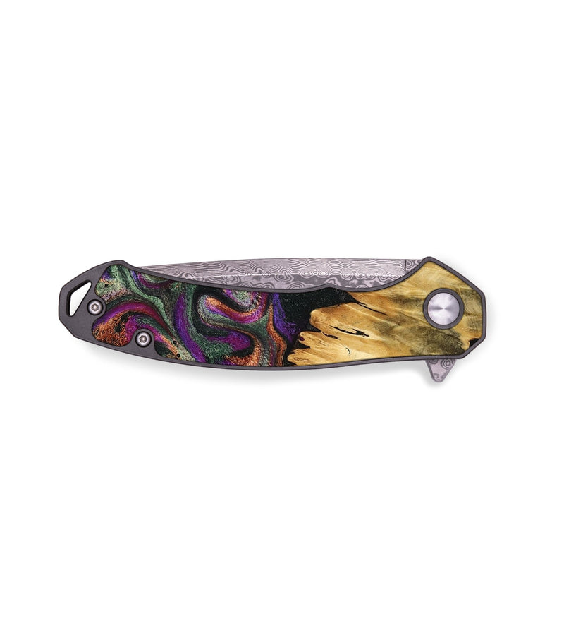 EDC Wood Pocket Knife - Quintin (Green, 764725)