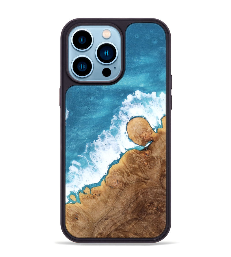 iPhone 14 Pro Max Wood Phone Case - Eva (Coastal, 764729)