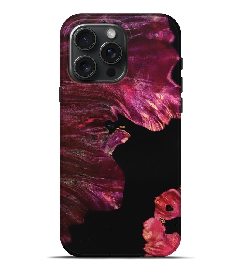 iPhone 16 Pro Max Wood Live Edge Phone Case - Rosa (Wood Burl, 764896)