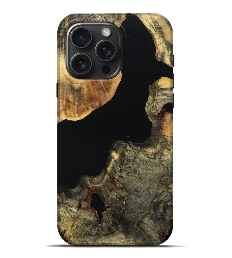 iPhone 16 Pro Max Wood Live Edge Phone Case - Azaria (Wood Burl, 764901)