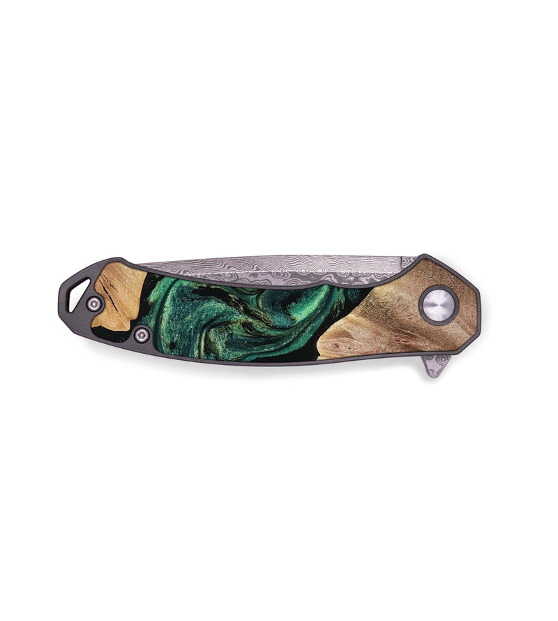 EDC Wood Pocket Knife - Wynter (Green, 764960)